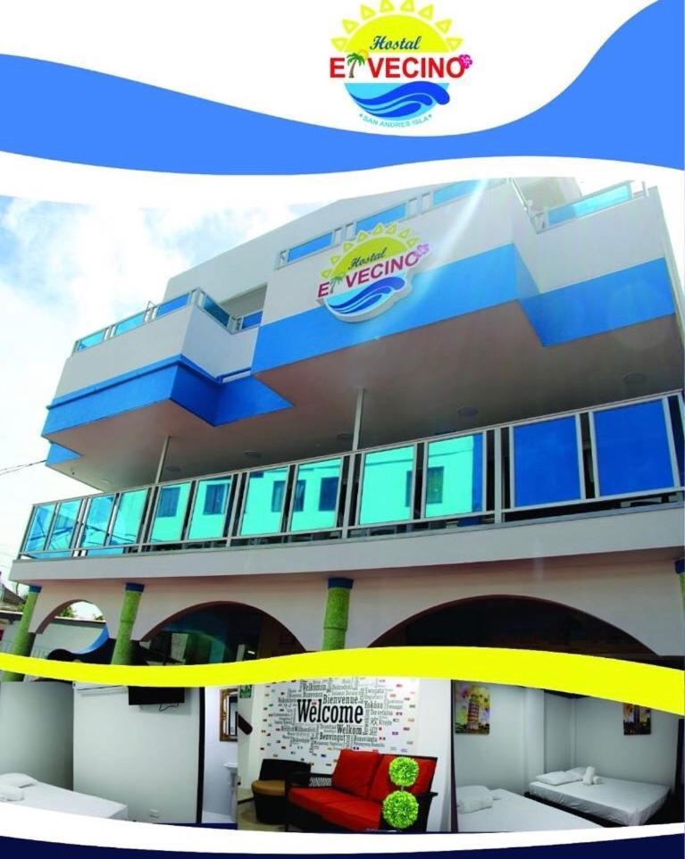 Hostal El Vecino San Andres  Ngoại thất bức ảnh